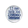 Metal Detector Test Puck - Clear Acrylic