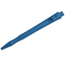 Detectable HD Retractable Pens - Standard Ink (Pack of 50) - Black Ink, Blue Housing, no Clip