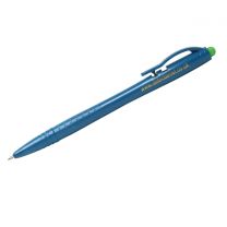 Detectable Retractable Economy Pens (Pack of 50) - Green Ink