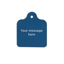 Detectable Identification Tags (Pack of 50) - Large 70 x 60 x 1.6 mm (2.75 x 2.36 x 0.06”) - Red