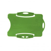Detectable Swipe / Access Card Holders (Pack of 25) - Without Chain - Green