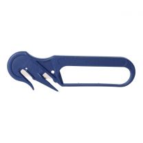Detectable Safety Knives with Enclosed Blade (Pack of 5) - Blue