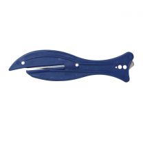 Detectable Safety Knives SK108 with Tape Cutter (Pack of 5) - Blue