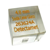 Metal Detector Test Cube - Clear Acrylic