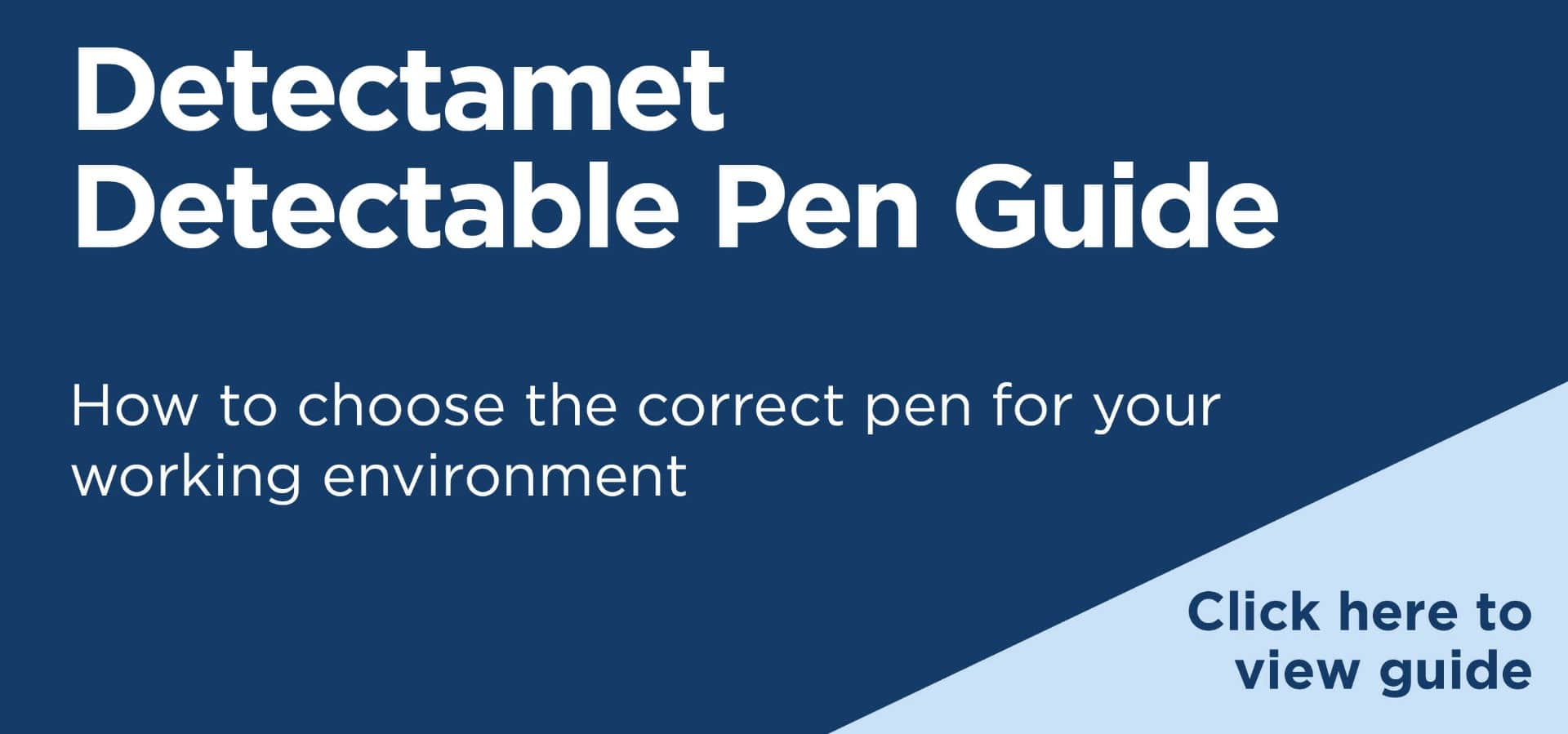 Detectamet Detectable Pen Guide