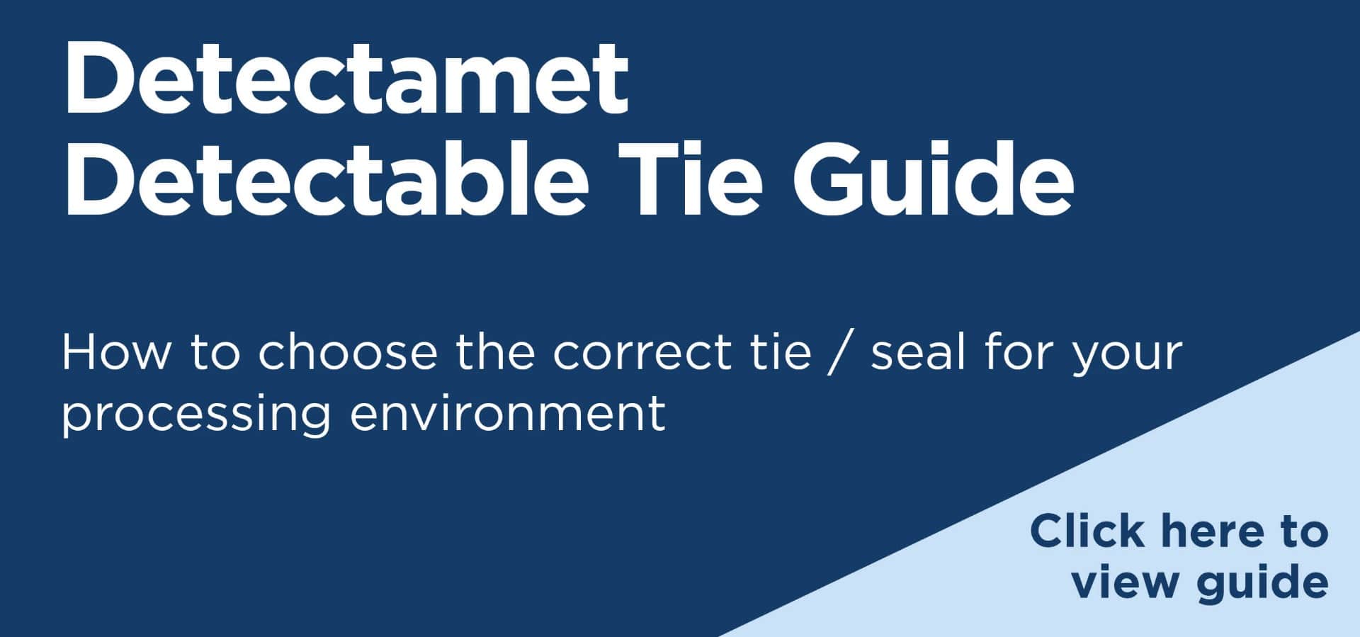 Detectamet Detectable Ties, Tags & Labels Guide