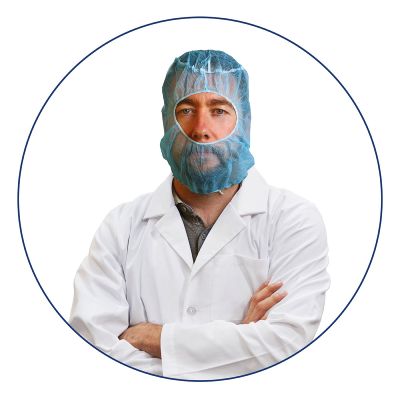 Detectable Disposable Balaclava Hoods (Pack of 100)