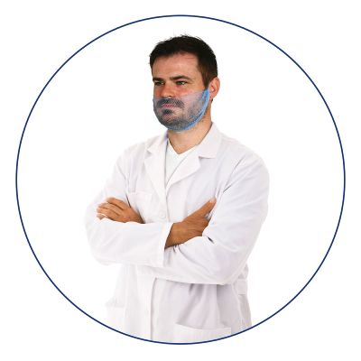 Metal Detectable Mesh Beard Snoods