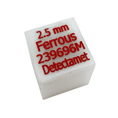 Metal Detector Test Cube Manufactured from FDA Acetal Copolymer