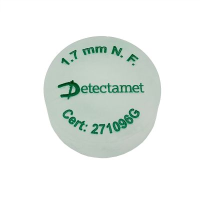 Metal Detector Test Puck - Frosted Acrylic 20 mm (0.78