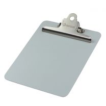 Detectable Aluminium Clipboard - A5 portrait with HD stainless steel clip