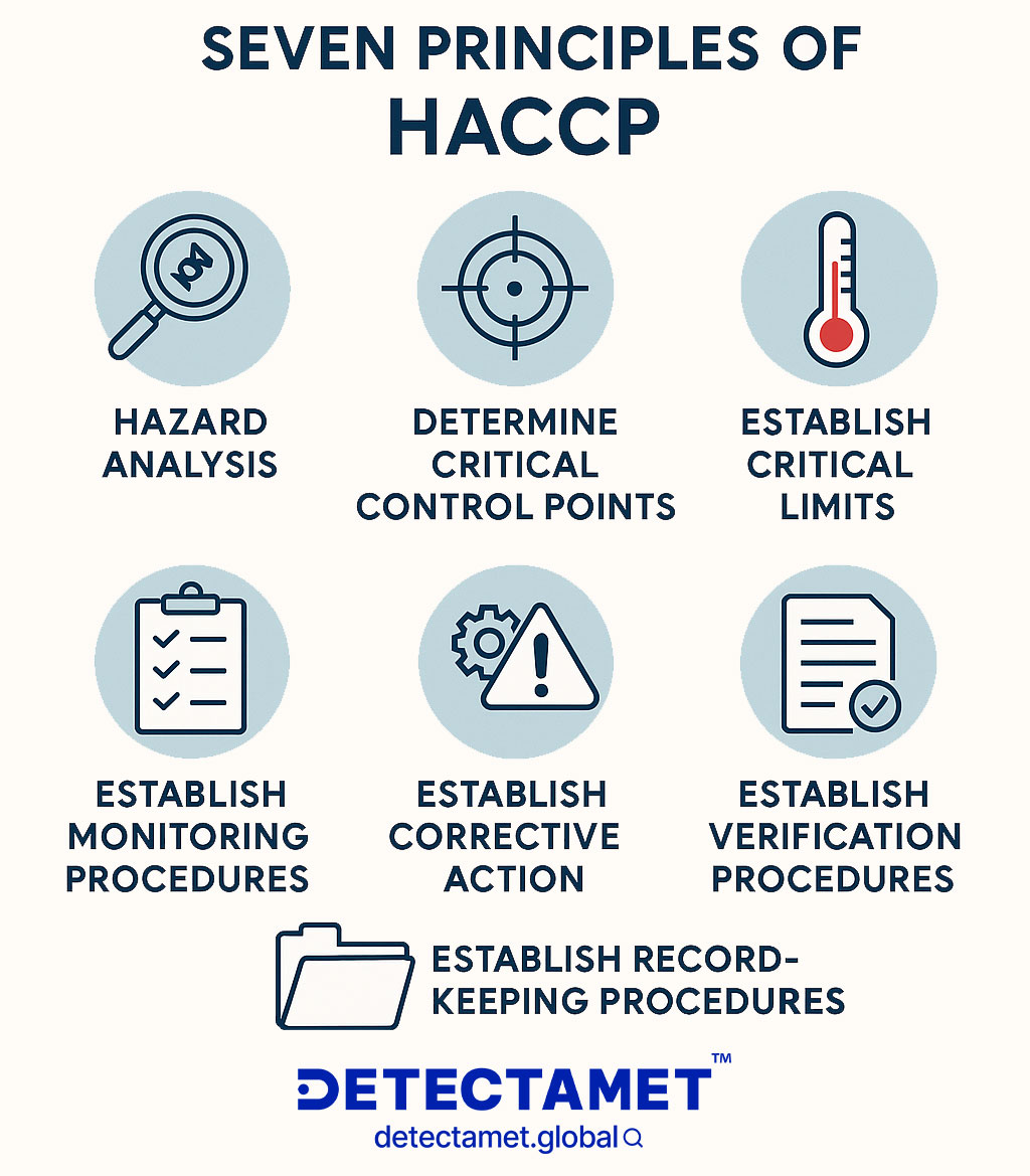 The seven principles of HACCP